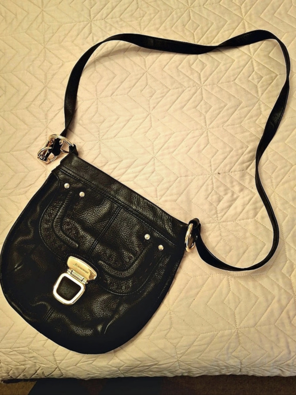 Makowsky Crossbody Bag in Black & Brown